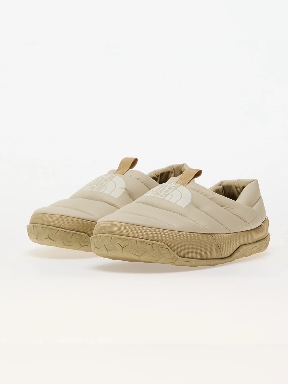 THE NORTH FACE W NUPTSE MULE Gravel/ Khaki Stn. Size 7. MSRP $79